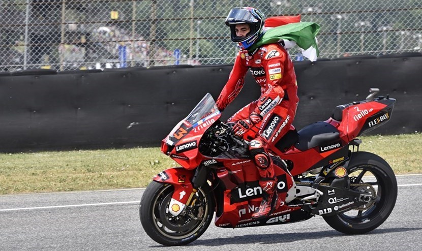 Vittoria Bagnaia alla MotoGp