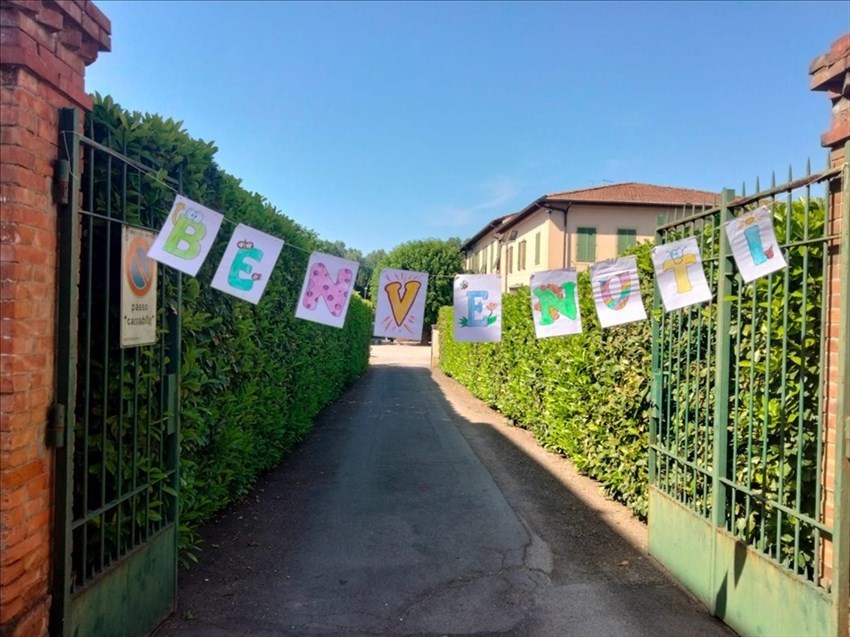 L'ingresso della scuola