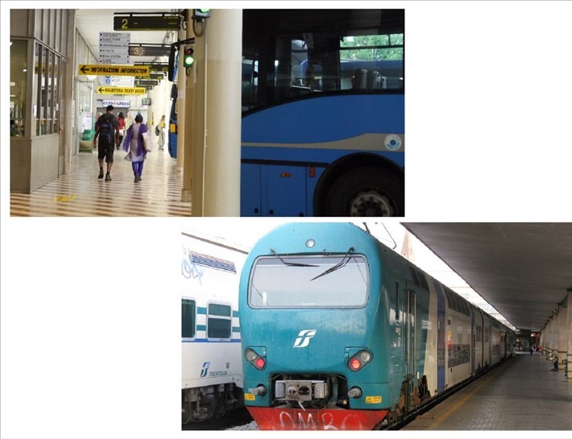 Autobus e treno