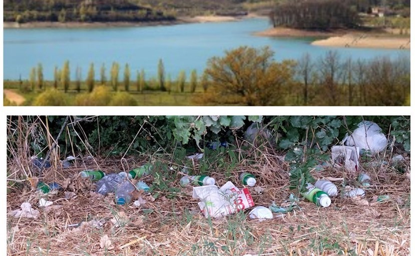 Lago di Bilancino. La veduta e lo sporco