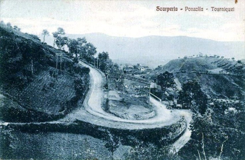 Ponzalla in una antica cartolina