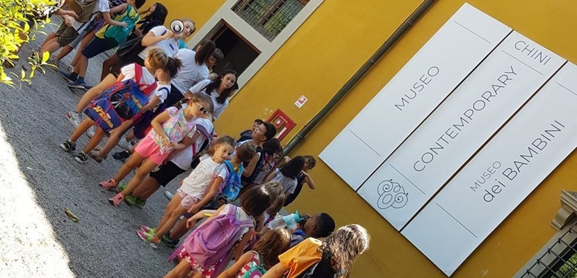 Alcuni dei bimbi al campus