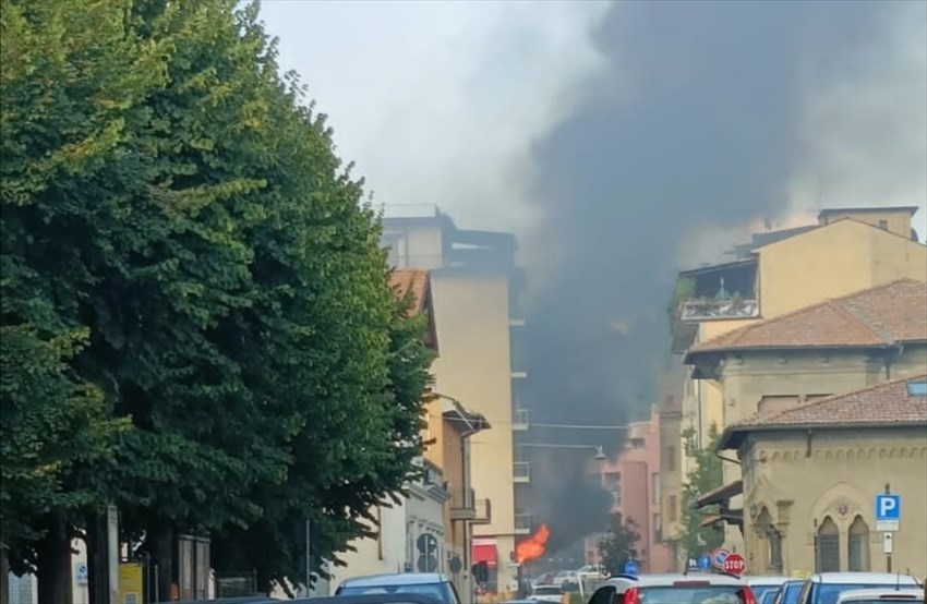 Incendio a Borgo