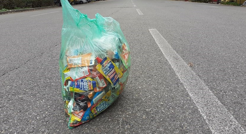 porta a porta. Foto di archivio