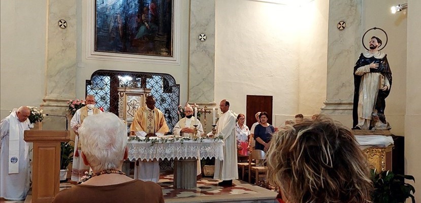 Un momento della celebrazione