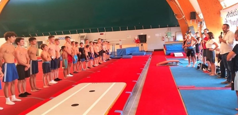 Il saluto del sindaco ai giovani atleti