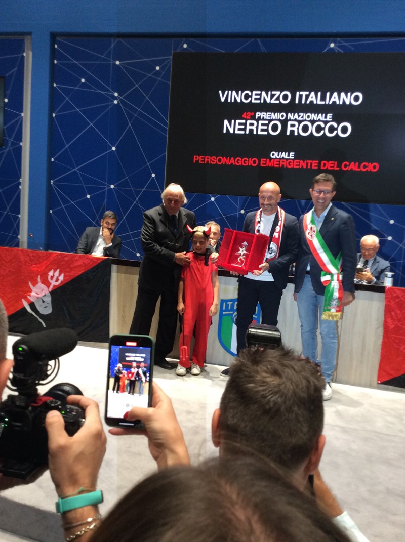 Nereo Rocco 2022 Maurizio Romei, diavoletto Settignanese, Vincenzo Italiano, Dario Nardella