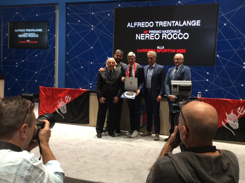Nereo Rocco 2022 Maurizio Romei, Cosimo Guccione, Alfredo Trentalange, Paolo Mangini, Nicola Armentano