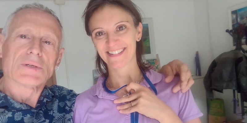 Leonardo Borchi con Angela Sagrinati