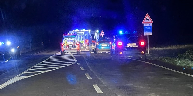 I soccorsi ieri sera sul posto