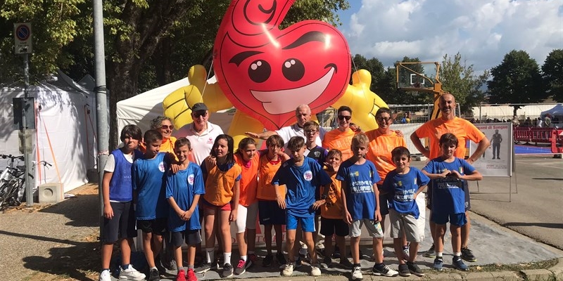 Giovanissimi con i dirigenti del Gruppo Fratres