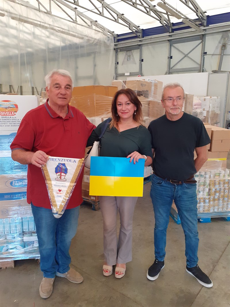 da sx: Claudio Corbatti, Polataitchouk Oxana, Federigo Monducci