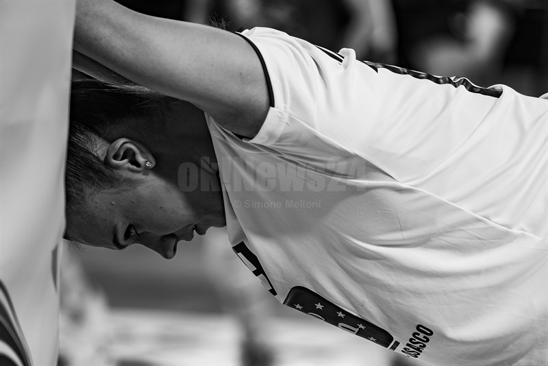 La giocatrice della Wash4Green Pinerolo Adelina Ungureanu.