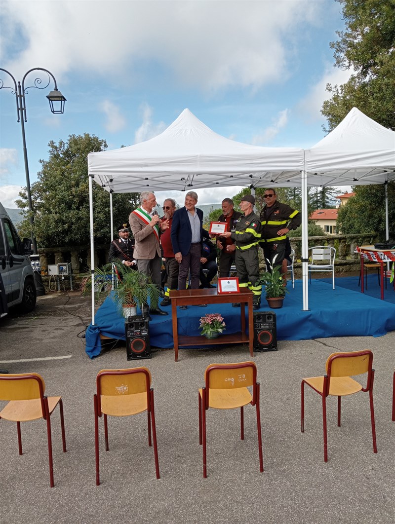 Foto della festa del volontariato a Bivigliano