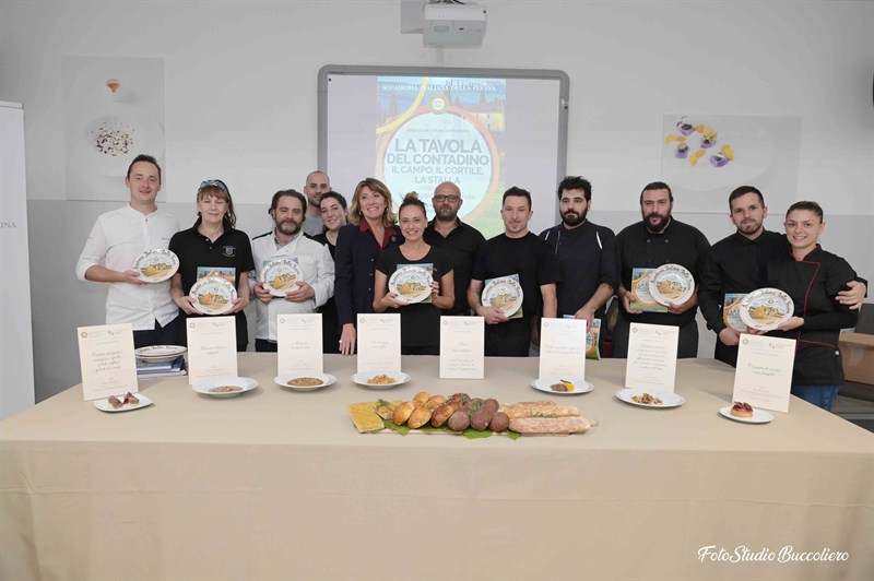 Gli chef dopo la premiazione