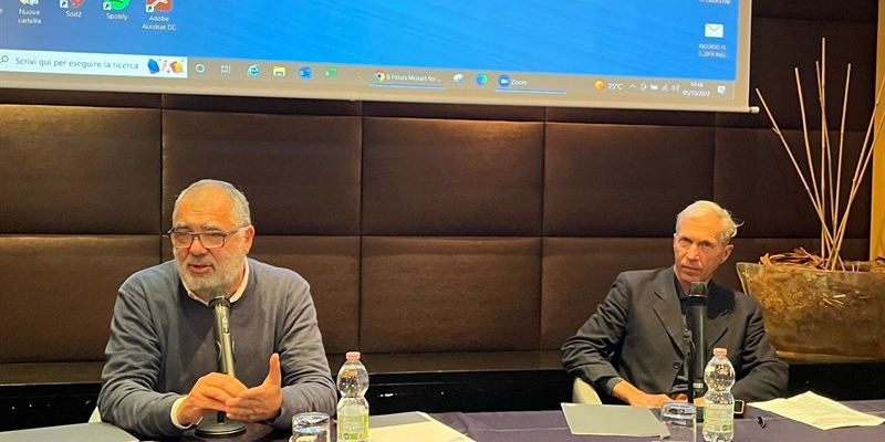 Il sindaco di Vicchio  Filippo Carlà Campa e il presidente dell’Ordine degli Ingegneri della provincia di Firenze Giancarlo Fianchisti.