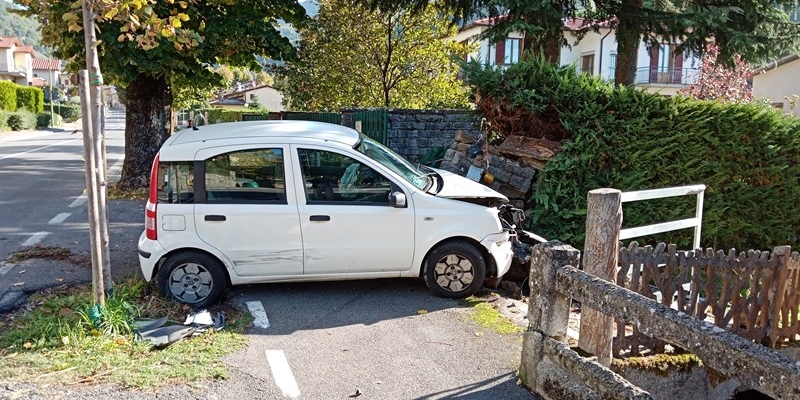 L'auto incidentata