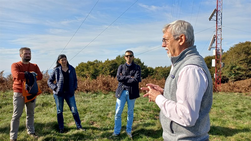 Alcuni momenti del sopralluogo