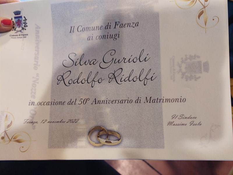 50 anni di matrimonio
