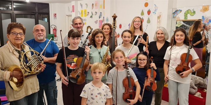Gli allievi della Scuola di musica