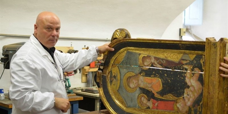 Simone Beneforti al lavoro