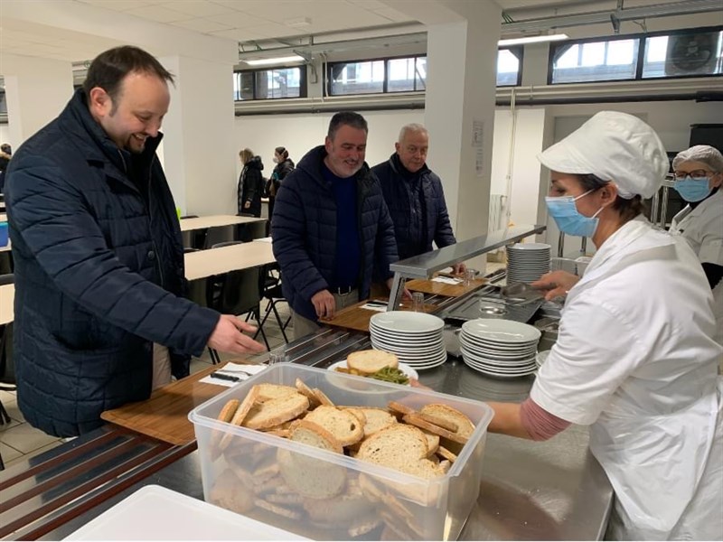 Alcuni scatti realizzati a mensa