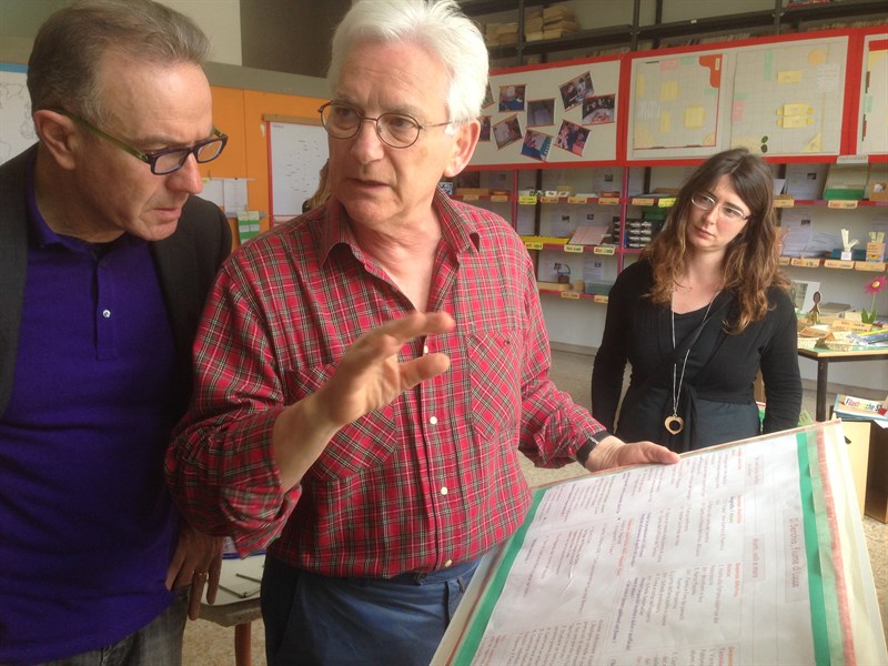 e visitare, con Ilaria Peranizzi (in foto), la “Fabbrica degli Strumenti” a Lucca nel Maggio del 2014