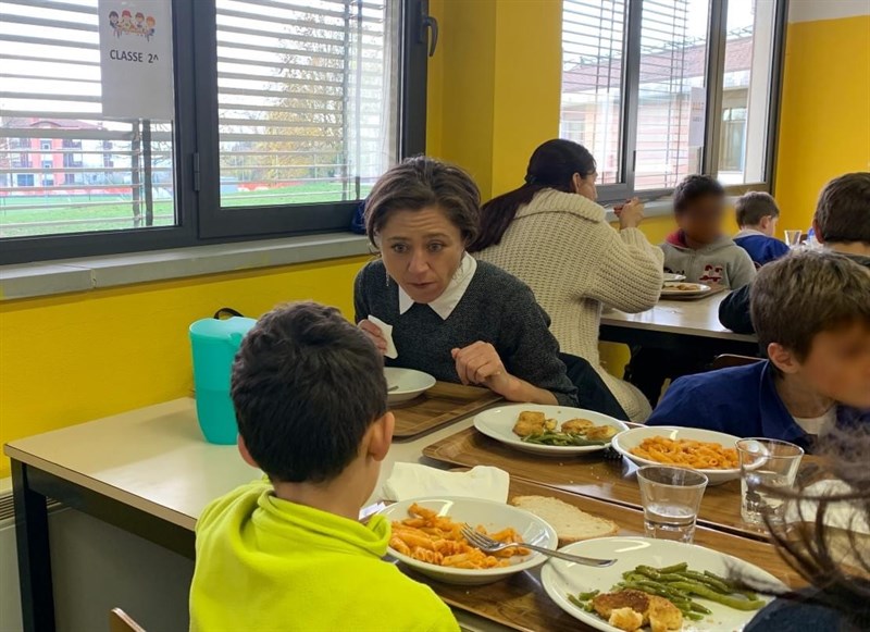 Alcuni scatti realizzati a mensa