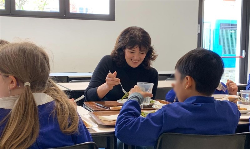 Alcuni scatti realizzati a mensa