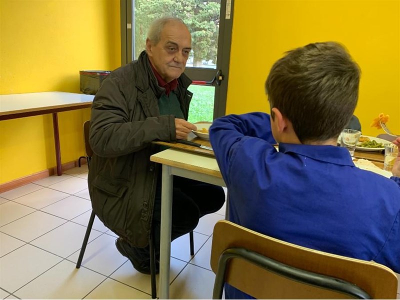 Alcuni scatti realizzati a mensa