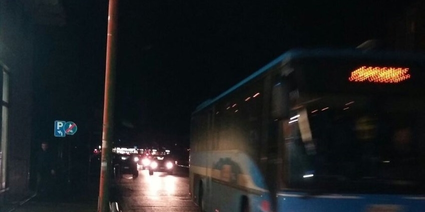 Una zona al buio. Foto di repertorio