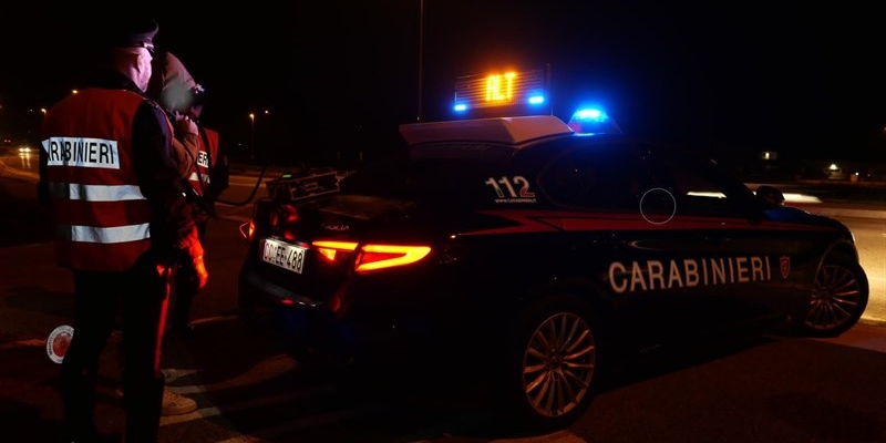 Carabinieri sul posto
