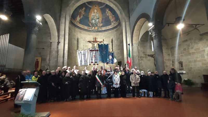 Parte della carimonia della festa del patrono della Misericordia