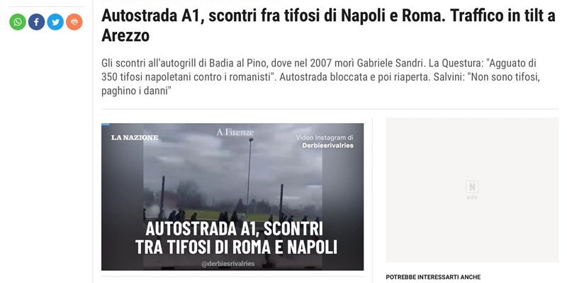 Il servizio su La Nazione