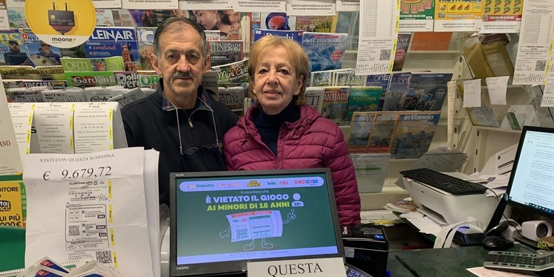 Giannelli con la moglie