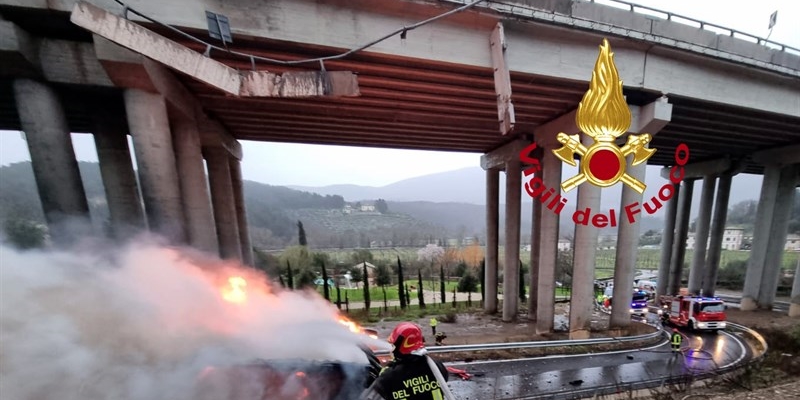 L'incidente di eri sulla strada per Legri