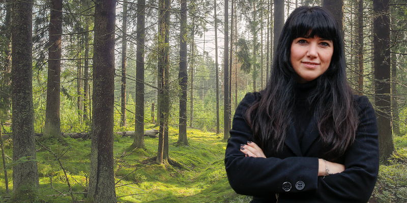 Cristina Becchi e il Bosco degli Svizzeri