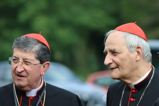 da sx, Cardinale Betori e Zuppi