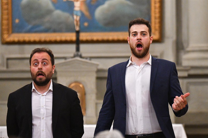 Un momento della serata