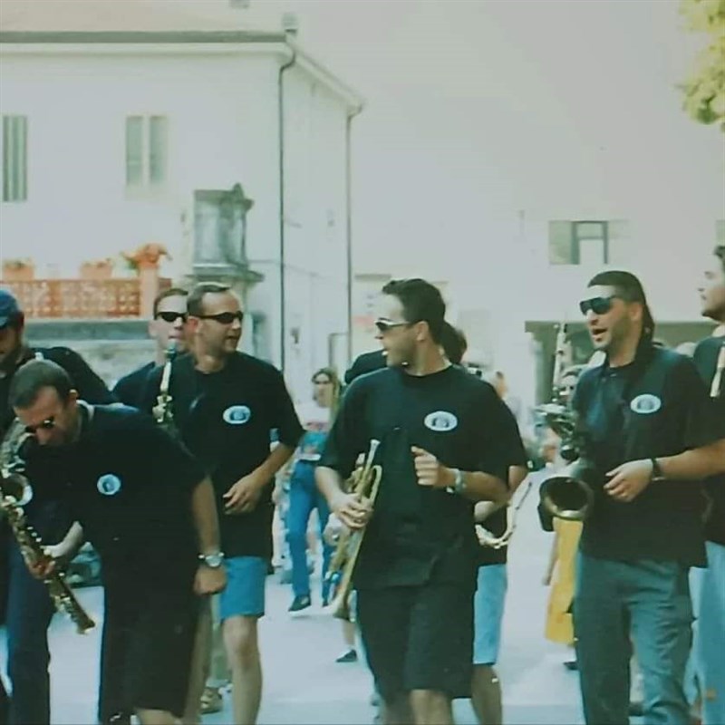 Band Funkoff nel 1998 nella loro prima uscita a Vicchio