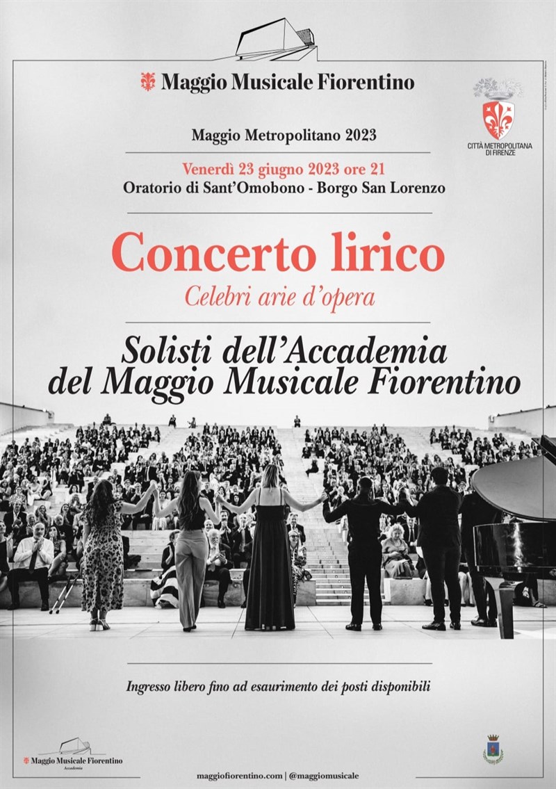 La locandina del concerto a Borgo San Lorenzo