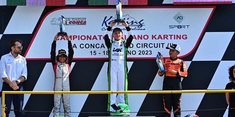 Pietro Lilli sul podio più alto