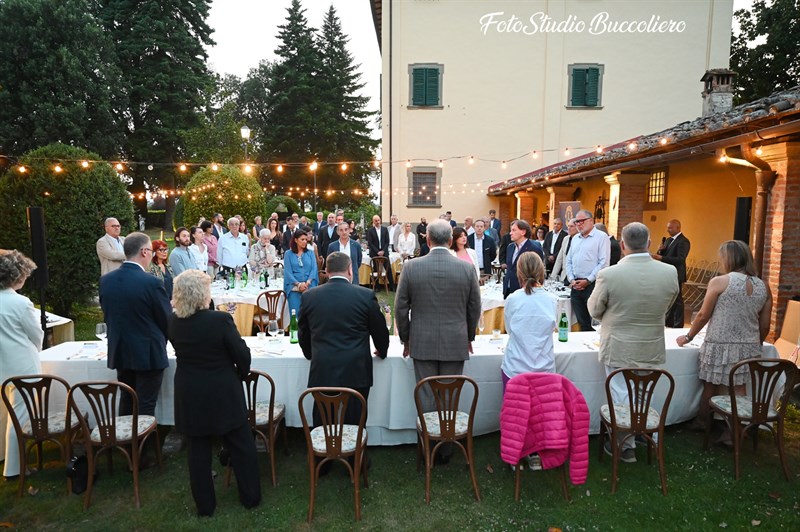 Una panoramica  nel parco di Villa Aurora a Ferracciano  