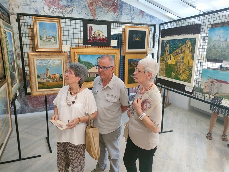 La visita alla mostra delle Chiese dei pittori mugellani