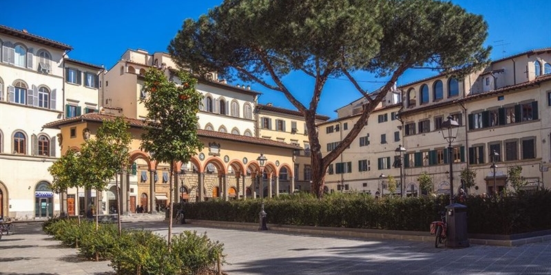 La piazza che ricorda i protagonisti di quella vicenda.