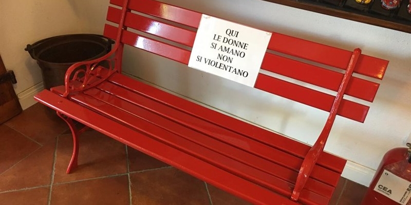 La Panchina realizzata da Francesco Aimone Puccetti di Scarperia