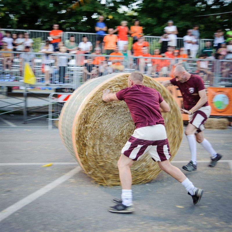 La corsa delle rotoballe