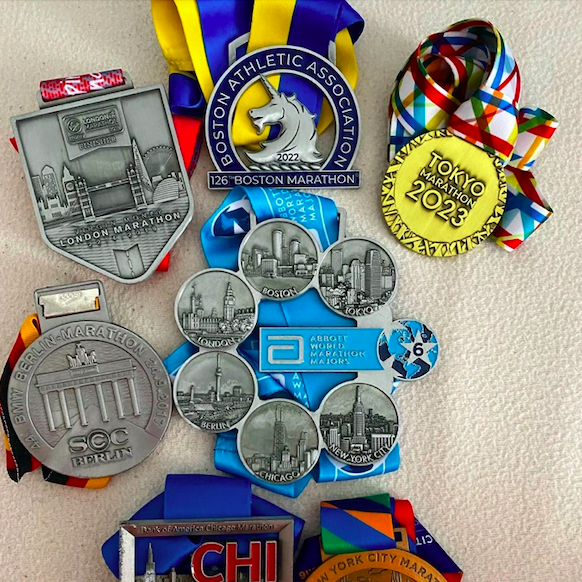 Alcune medaglie di Nicola