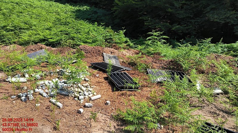 rifiuti da saggi geologici