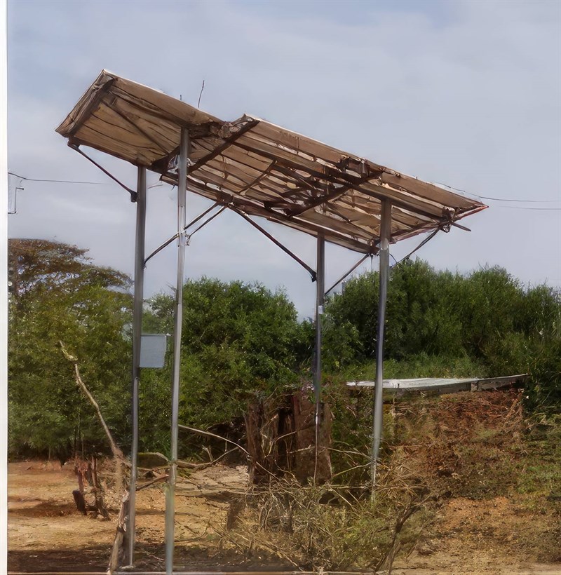 La situazione del pozzo presso la missione